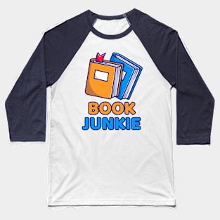 Book Junkie Baseball T-Shirt